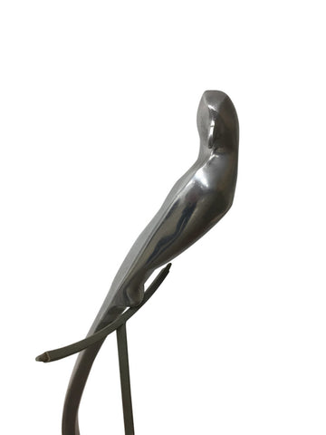 Aluminum bird sculpture attributed to Curtis Jere