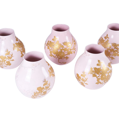 Hella Jongerius pink and gold vases