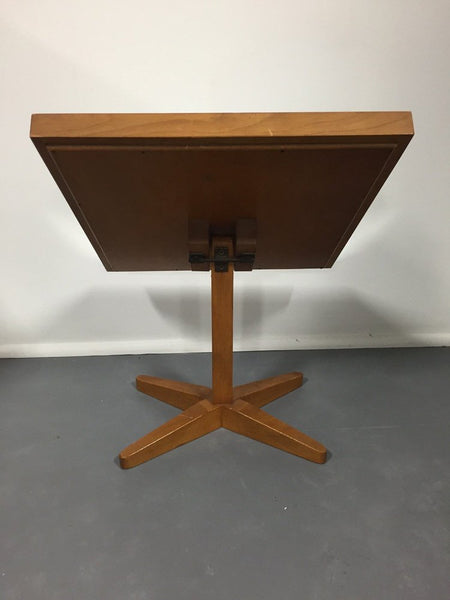 Mid century wooden table mirror