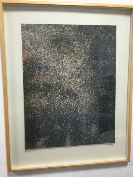 Mixed media abstract art