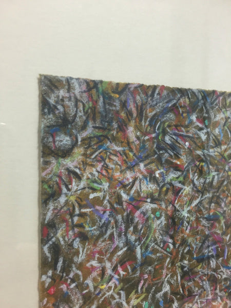 Mixed media abstract art