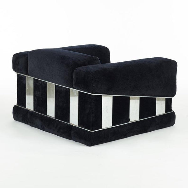 Pair of oversized Adrian Pearsall lounge chairs by Craft Associates