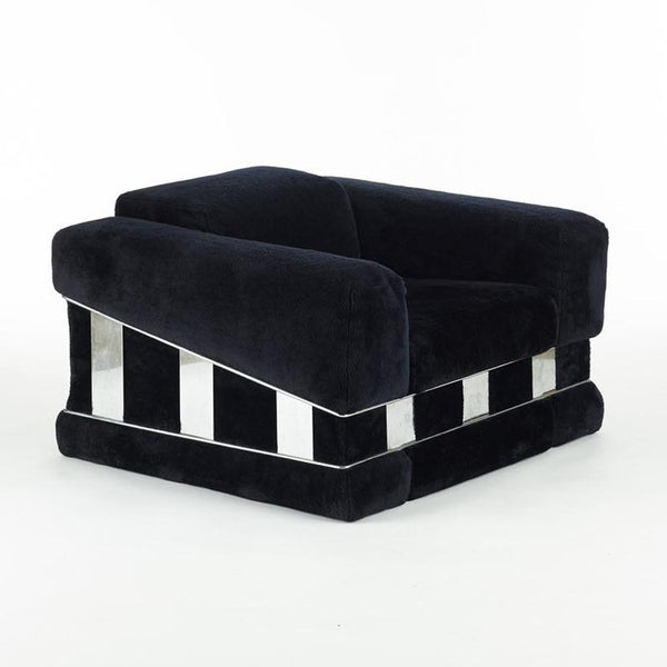 Pair of oversized Adrian Pearsall lounge chairs by Craft Associates