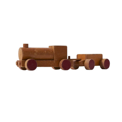 Vintage 4 piece wood train made in Denmark