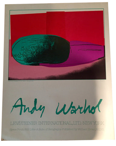 Vintage Andy Warhol poster
