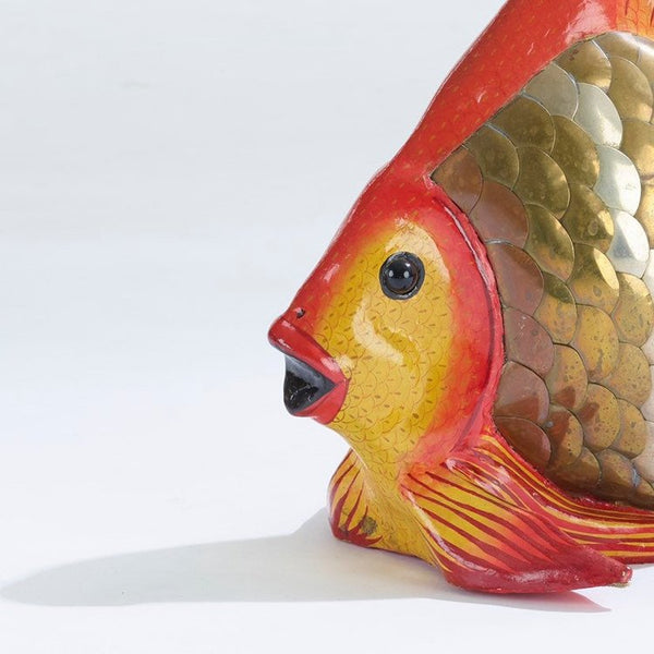Vintage fish sculpture attributed to Sergio Bustamante