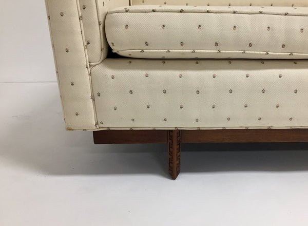 Vintage mid century modern Frank Lloyd Wright Taliesin sofa made