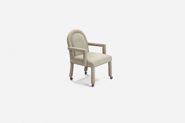 Dining table and 4 chairs in the style of Milo Baughman